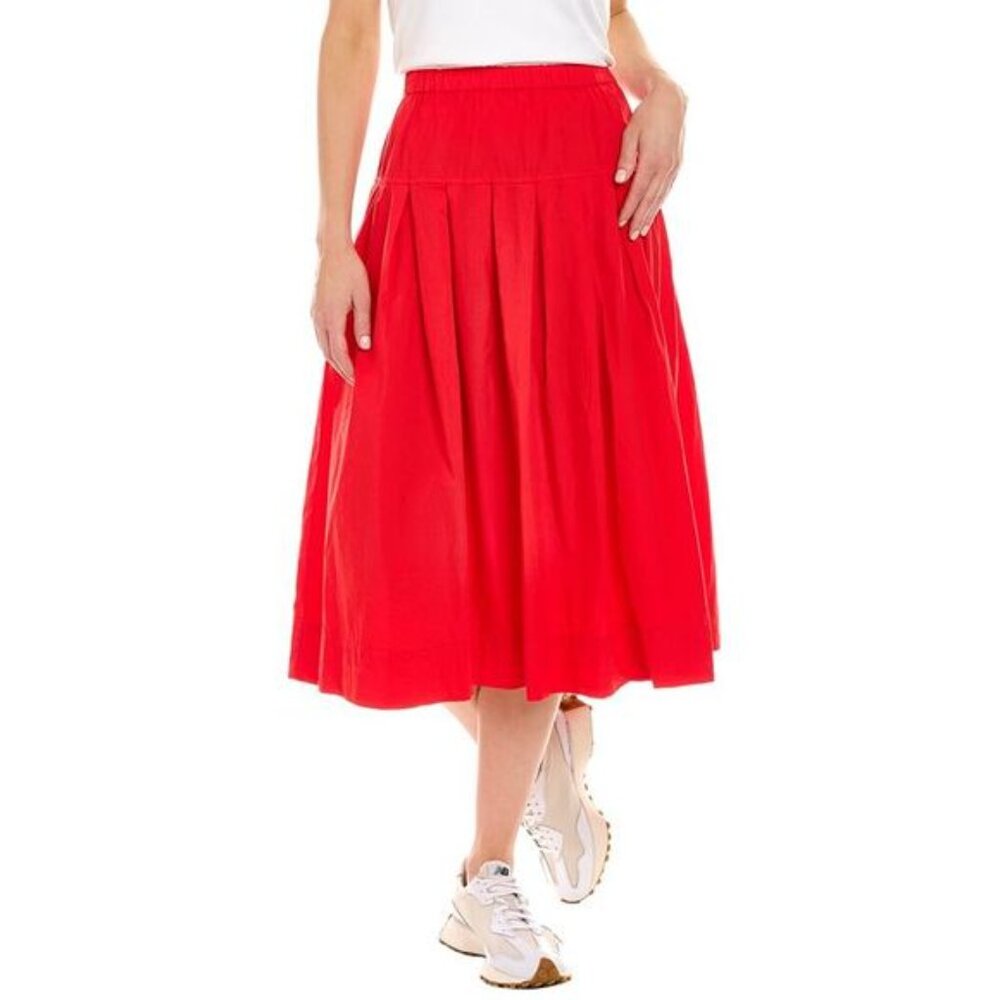 Alex Mill Women's Pull-on Skirt, Red, NWT
